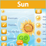 GO SMS Sun icon