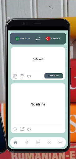 Arabic Turkish Translator Screen 2