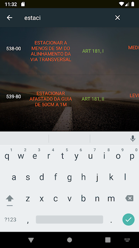 CTB Online - Lista de Infraçõe Screen 3