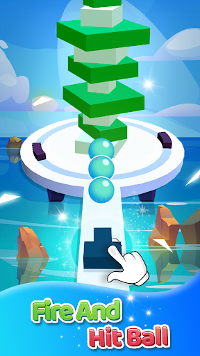 Fire Ball Stack Ball Games 3D