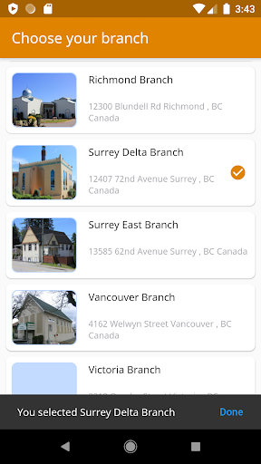 Android application TheBCMA screenshort