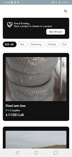 Donation App Screen 3