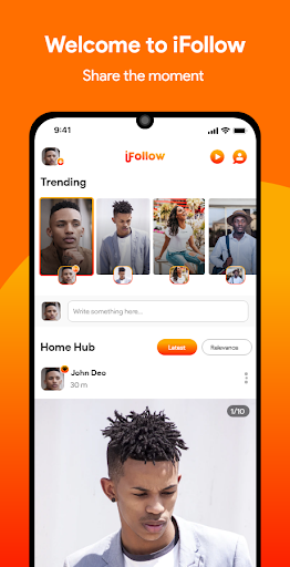 Android application iFollow - Set Trends screenshort