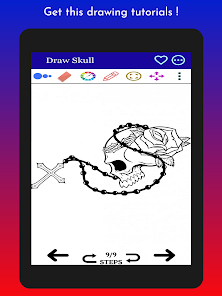 Screenshot 16 dibujar tatuaje de calavera android