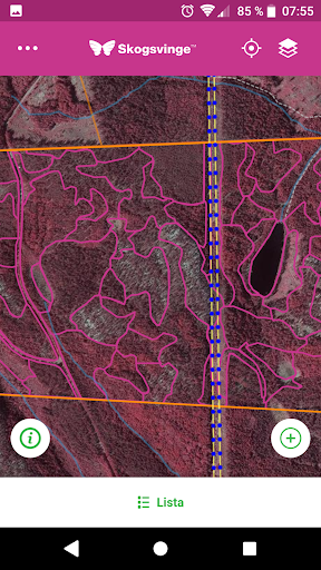 Android application Skogsvinge screenshort