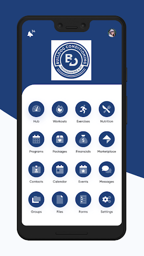 Android application Bulldog conditioning screenshort