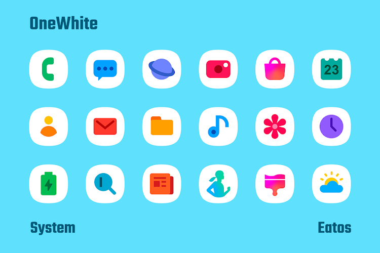 OneWhite - Icon Pack - 3.2 - (Android)