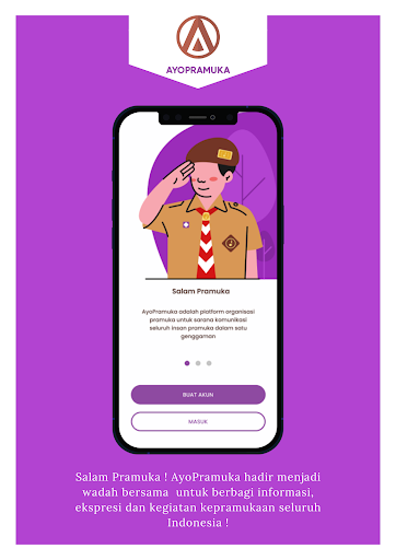 Android application AyoPramuka Kwarnas screenshort