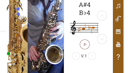 Captura de Pantalla 7 2D Saxofón Notas android