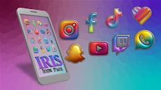 Iris Light Flat 3D Icon Packのおすすめ画像3