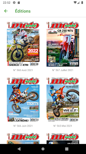 Android application Moto Verte Magazine screenshort
