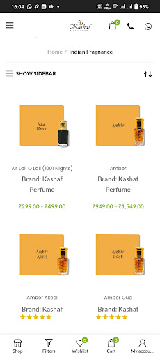 Kashaf Perfumes Screen 2