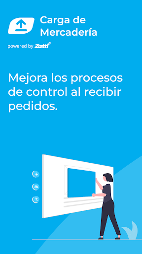 Android application Carga de Mercadería screenshort