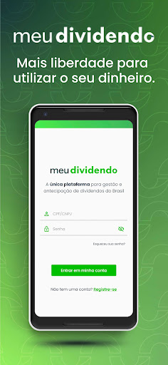 Android application Meu Dividendo screenshort
