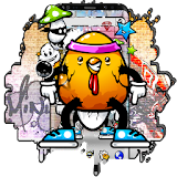 Graffiti Egg Bird Theme icon