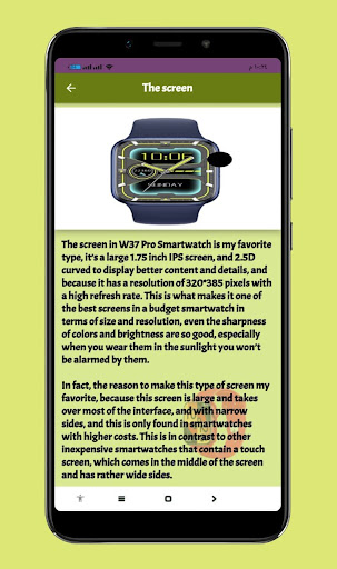 DW37 PRo smart watch guide Screen 2