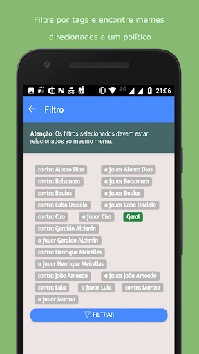 PoliticaMeme Screen 2