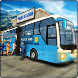 Police Uphill Bus Drive-Mega Bus Simulator icon