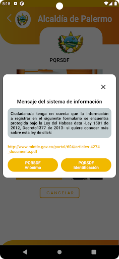 Trami App Palermo Screen 3