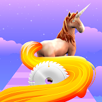 Cover Image of Download Unicorn Ponytail : Hair Challenge 1.8 APK
