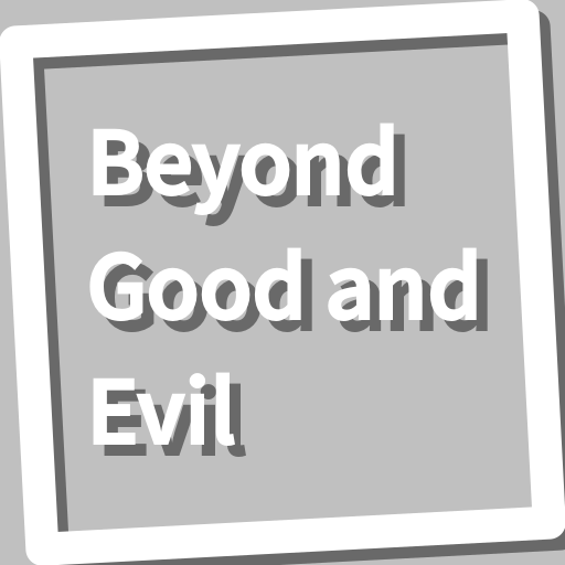Book, Beyond Good and Evil logo