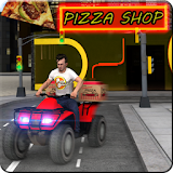 Pizza Delivery Bike icon