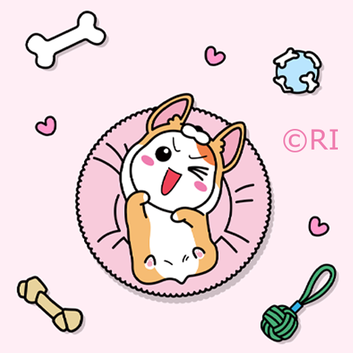카카오톡 테마 - 에비츄_댕댕이로 변신했츄 logo