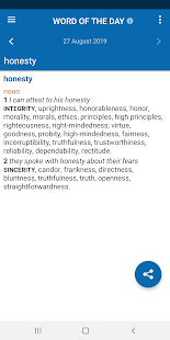 Oxford American Thesaurus Screenshot