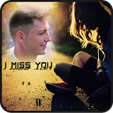 Miss You Photo Frame & Editor icon