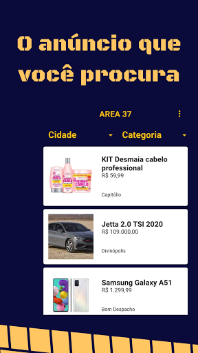 Area 37 - Compra e Venda Screen 2