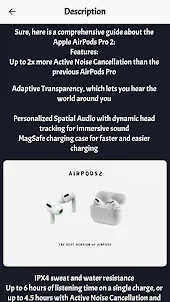 Air Pods Pro Guide