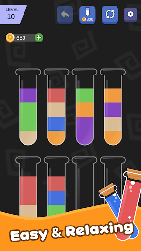 Android application Water Sort - Color Puzzle screenshort