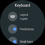 screenshot of Keyboard for Wear OS watches