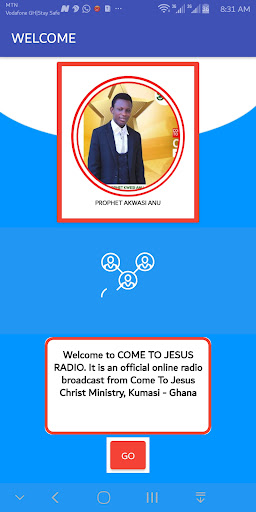 Android application Come To Jesus Radio screenshort