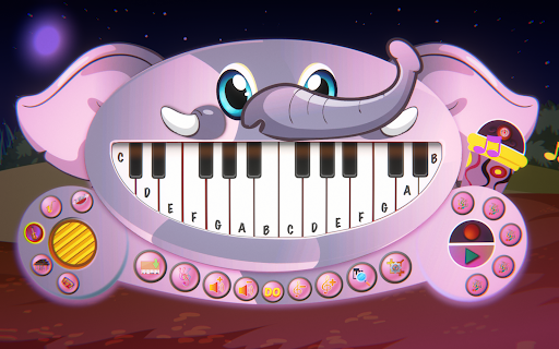 Android application Elephant Piano Sound Music screenshort