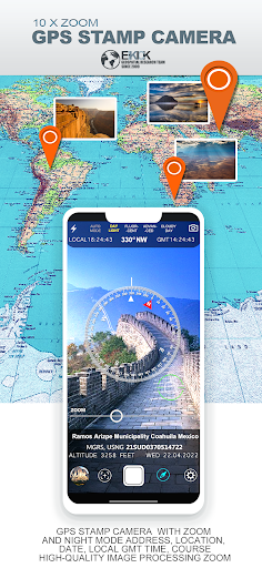 Android application Stamp Camera With GPS Info screenshort