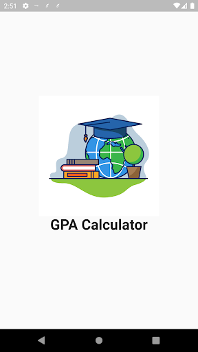 Android application GPA Calculator screenshort