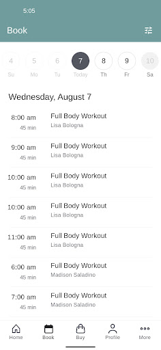 Pilates Plus Covington Screen 2