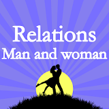 Relations man and woman icon