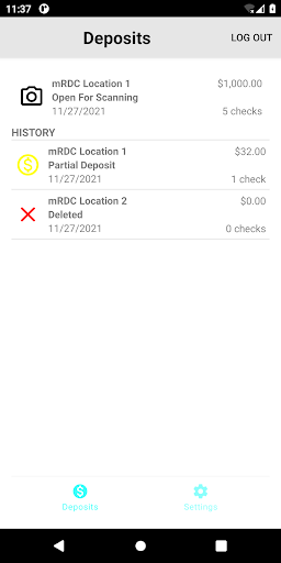 Illini State Bank mRDC Screen 3