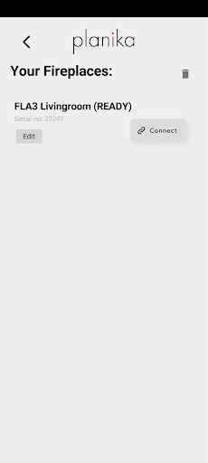 Android application Planika BEV screenshort