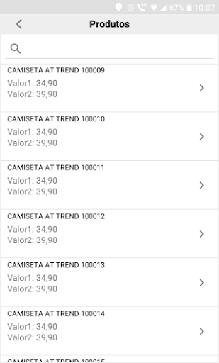 Calory Pedido Screen 2