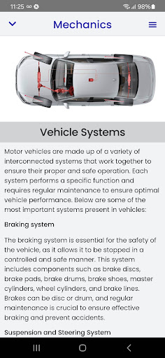 Mechanics Course Screen 3