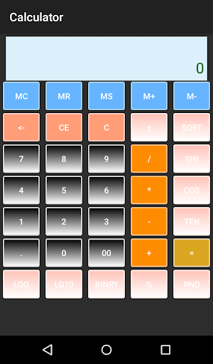 Scientific calculator