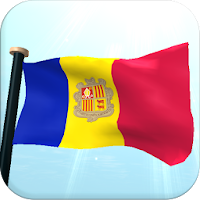 Andorra Flag 3D Free Wallpaper