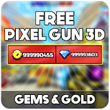 Free Pixel Gun 3d Coins : Prank icon