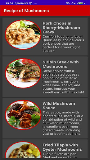 Mushrooms Recipes