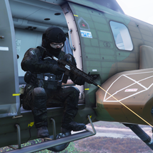 Special forces Police car game logo