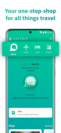 Android application Aertrip screenshort