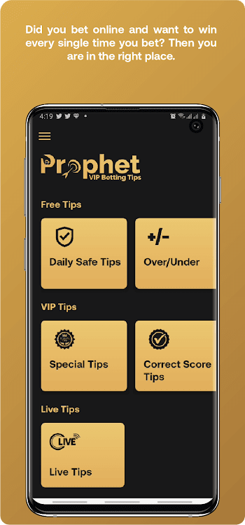 Prophet Betting Tips VIP App - 2.0 - (Android)
